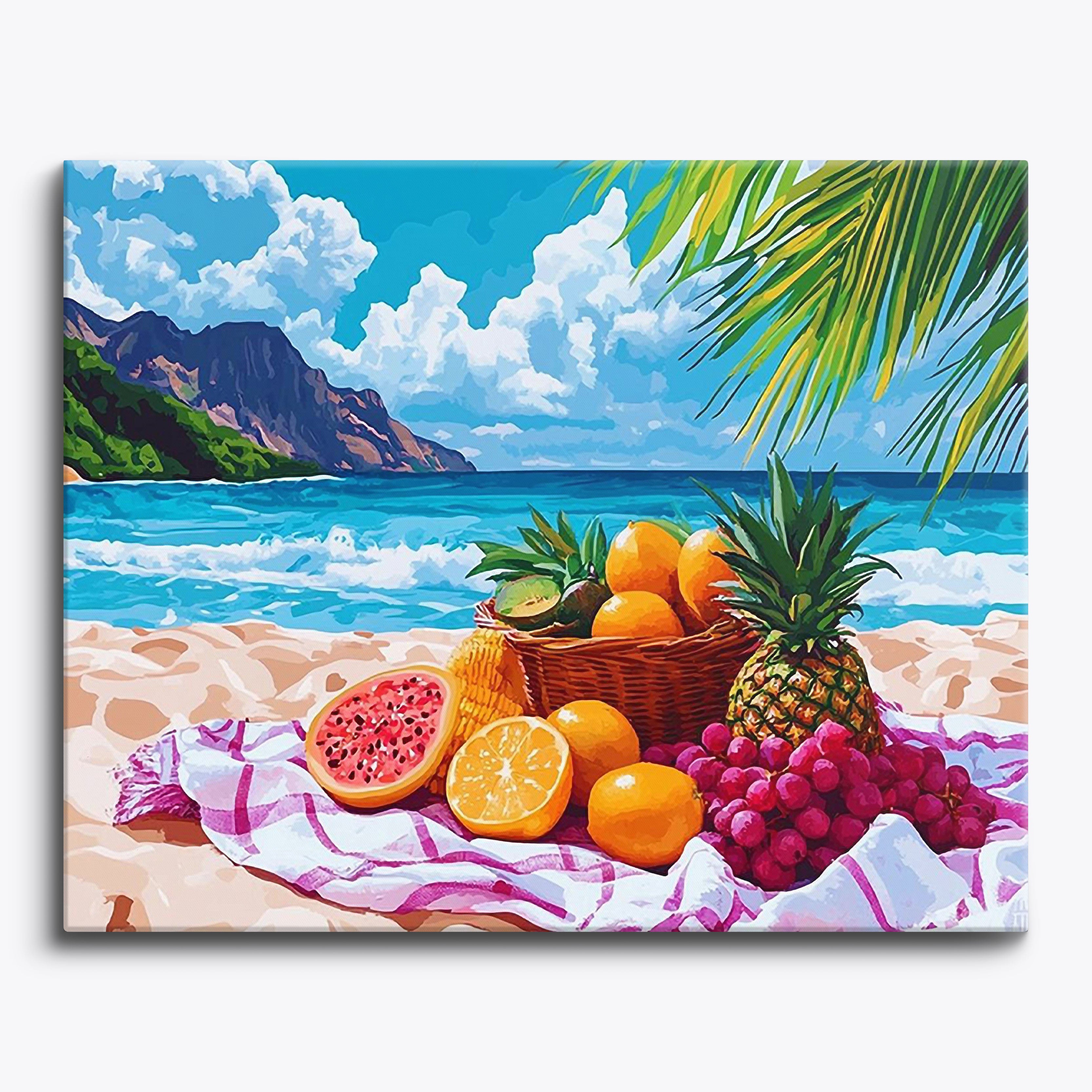 Beach Bounty No Frame / Regular (15.75"x19.7"/40x50cm) / 24 colors