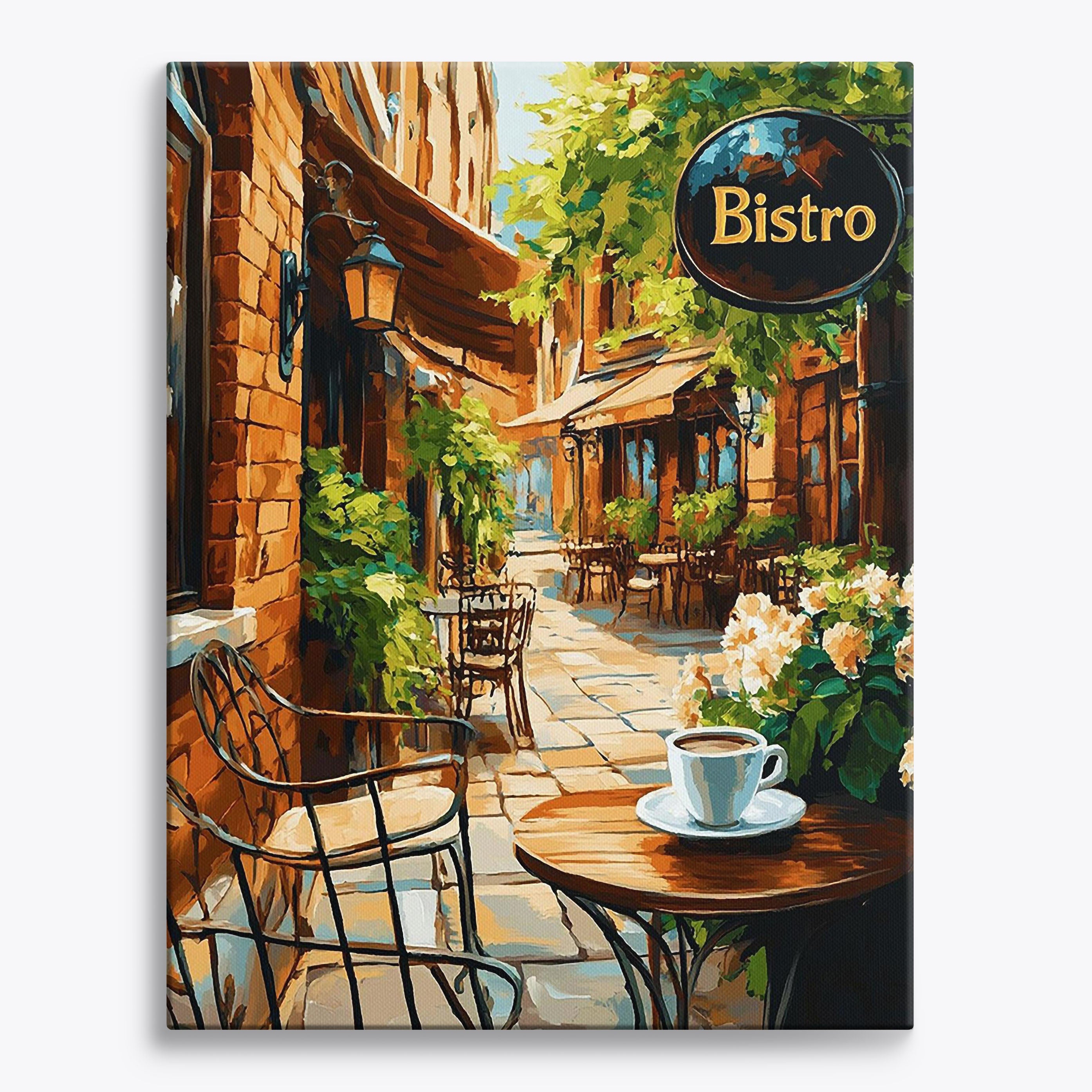 Bistro Bliss No Frame / Regular (19.7"x15.75"/50x40cm) / 24 colors