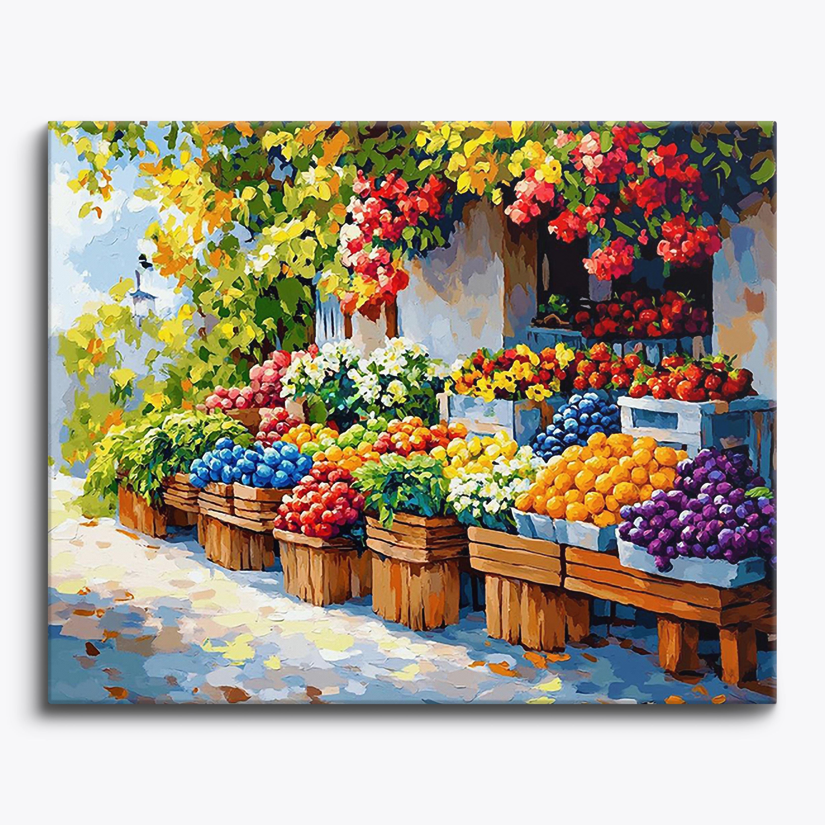 Colorful Bounty No Frame / Regular (15.75"x19.7"/40x50cm) / 24 colors