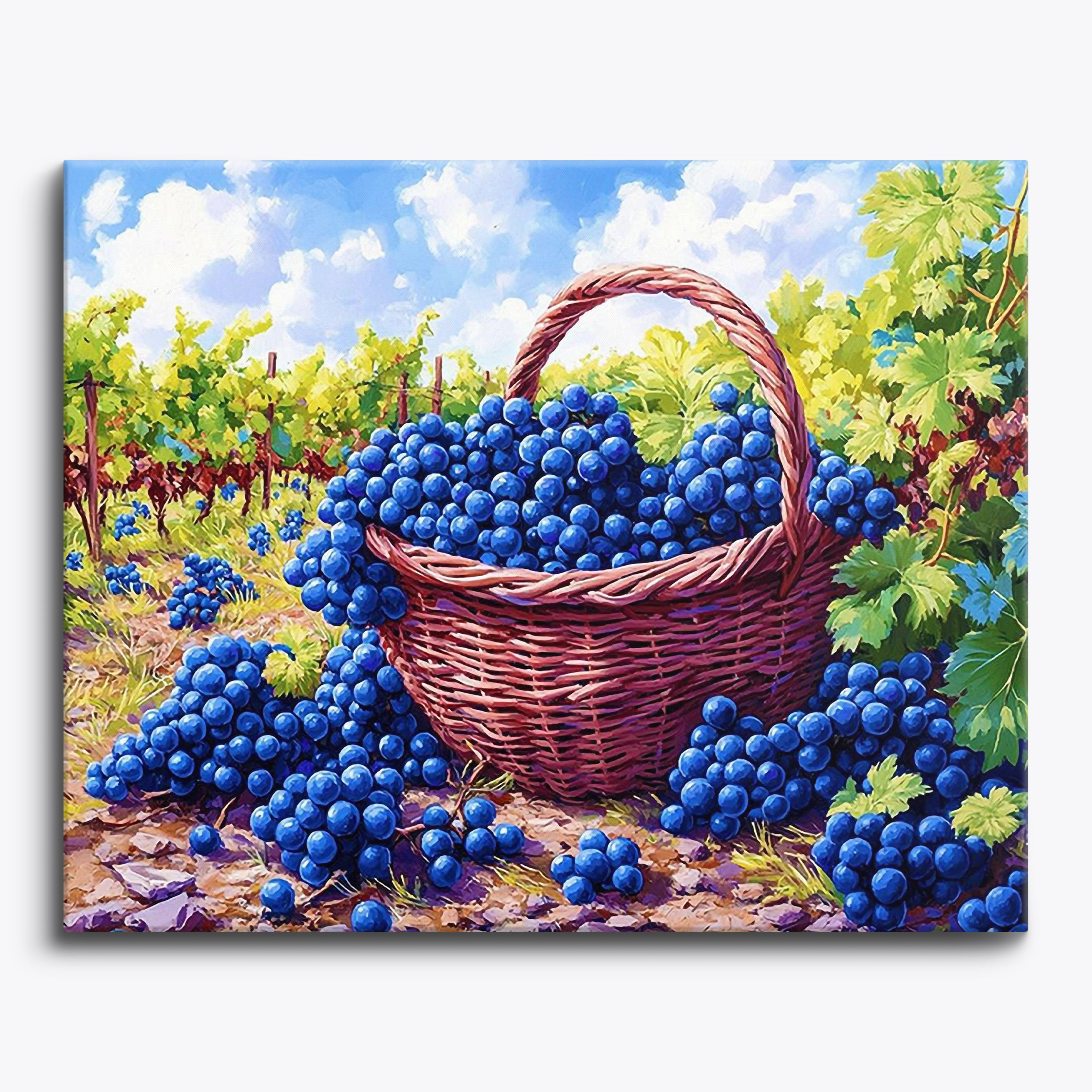 Grape Gatherings No Frame / Regular (15.75"x19.7"/40x50cm) / 24 colors