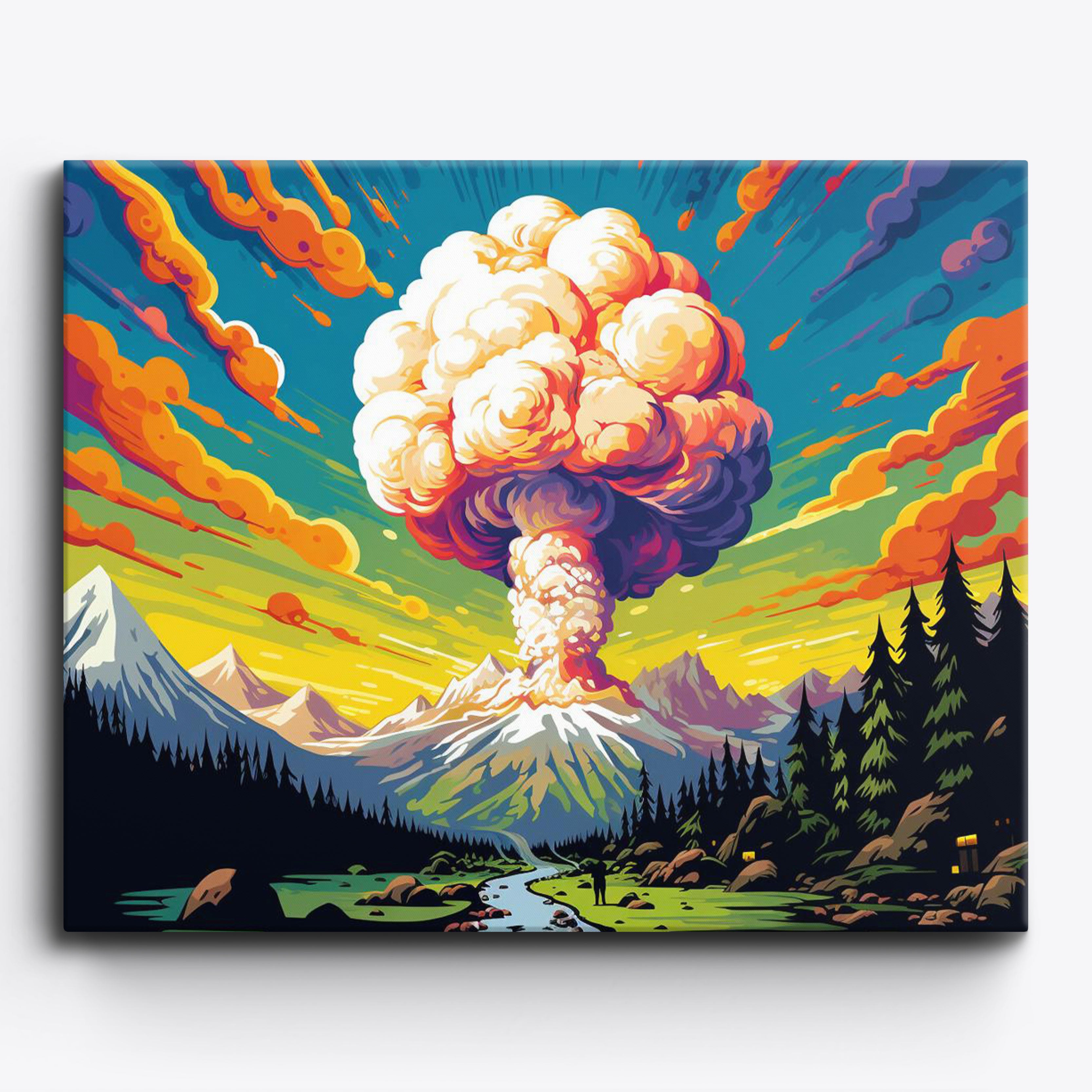 Nuclear Volcano No Frame
