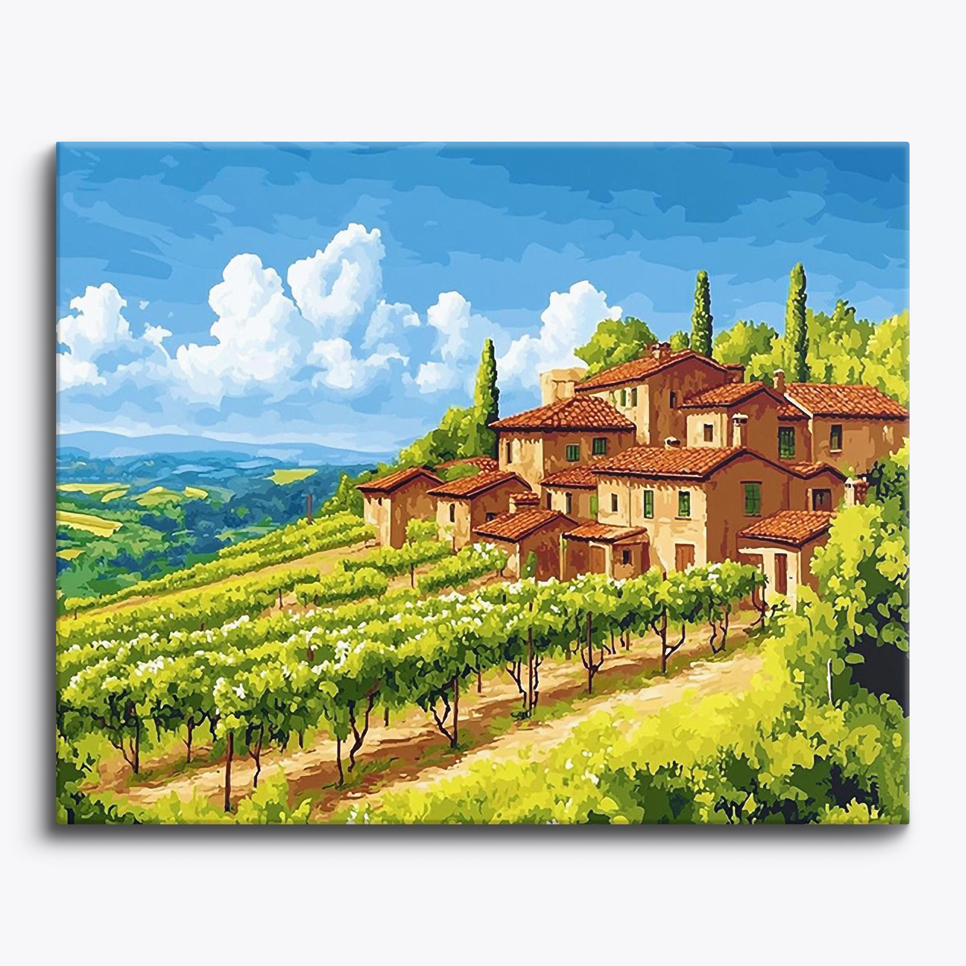 Vineyard Serenity No Frame / Regular (15.75"x19.7"/40x50cm) / 24 colors