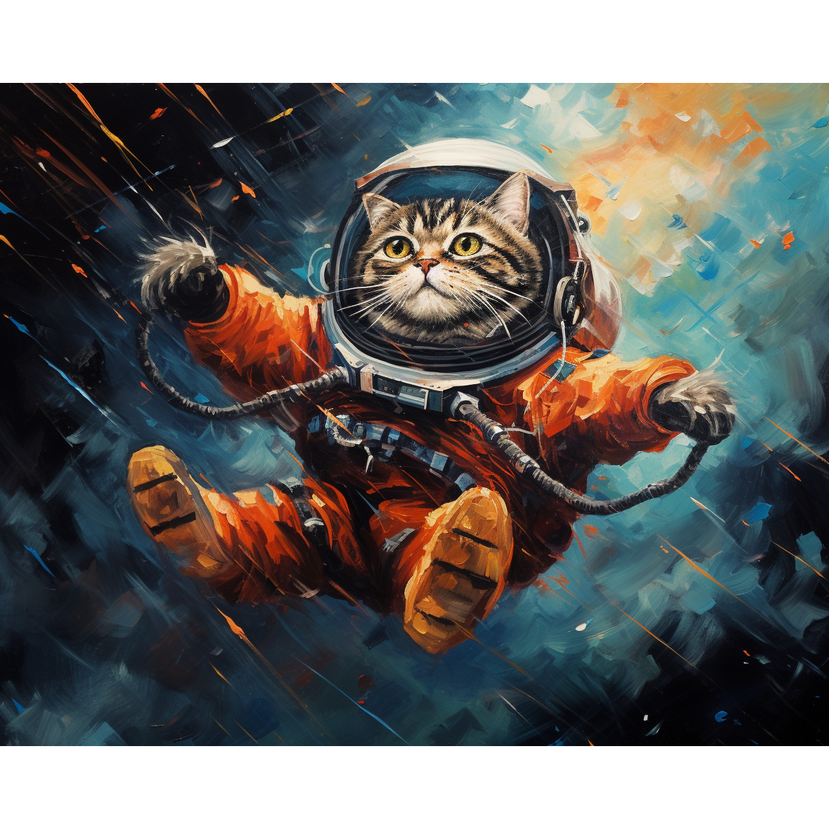 Katzenstronaut Nr. 2
