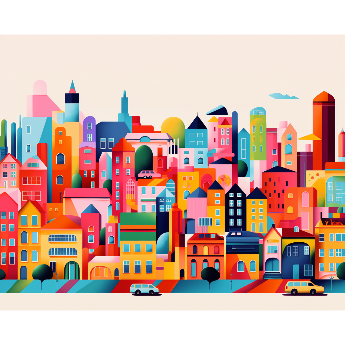 Colorful Cityscapes