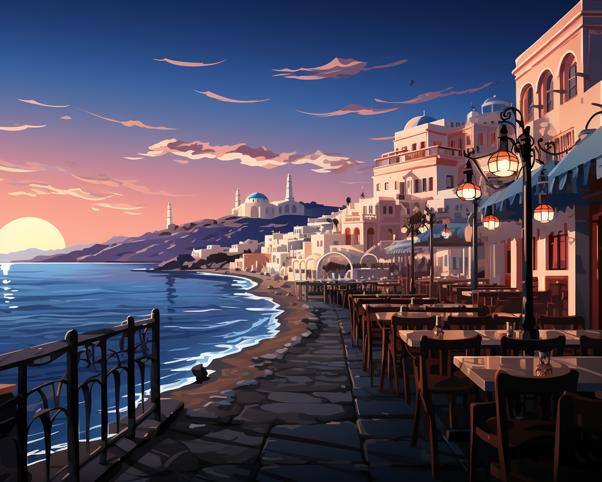 Griechische Gelassenheit an der Küste
