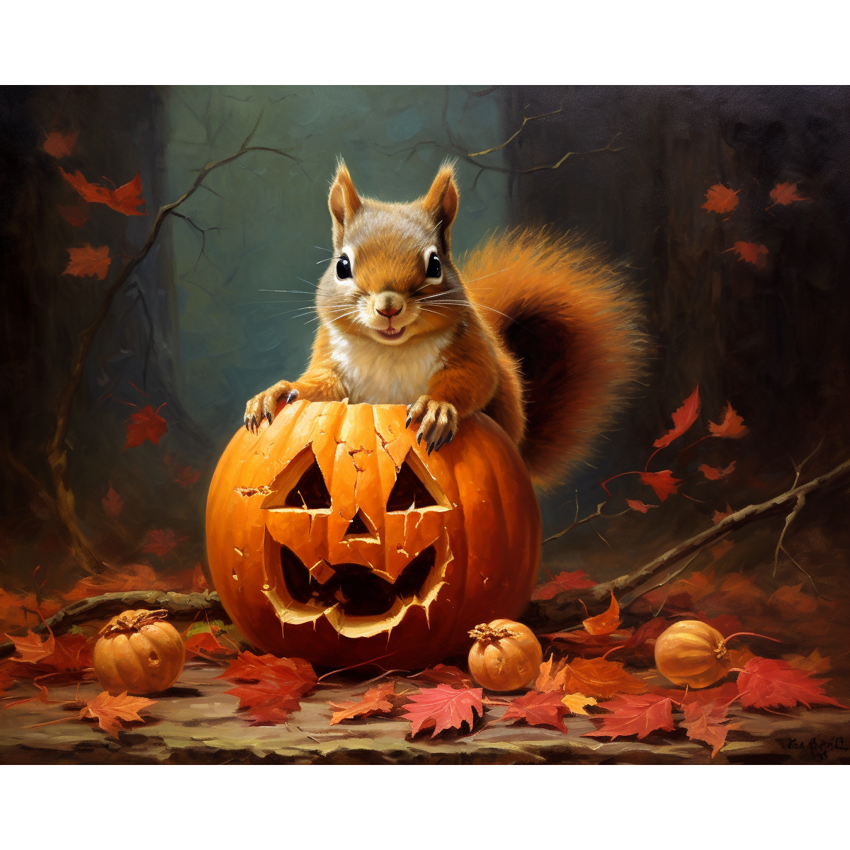 Halloween des Eichhörnchens